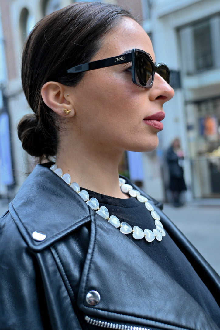 The Ivory Heart Necklace