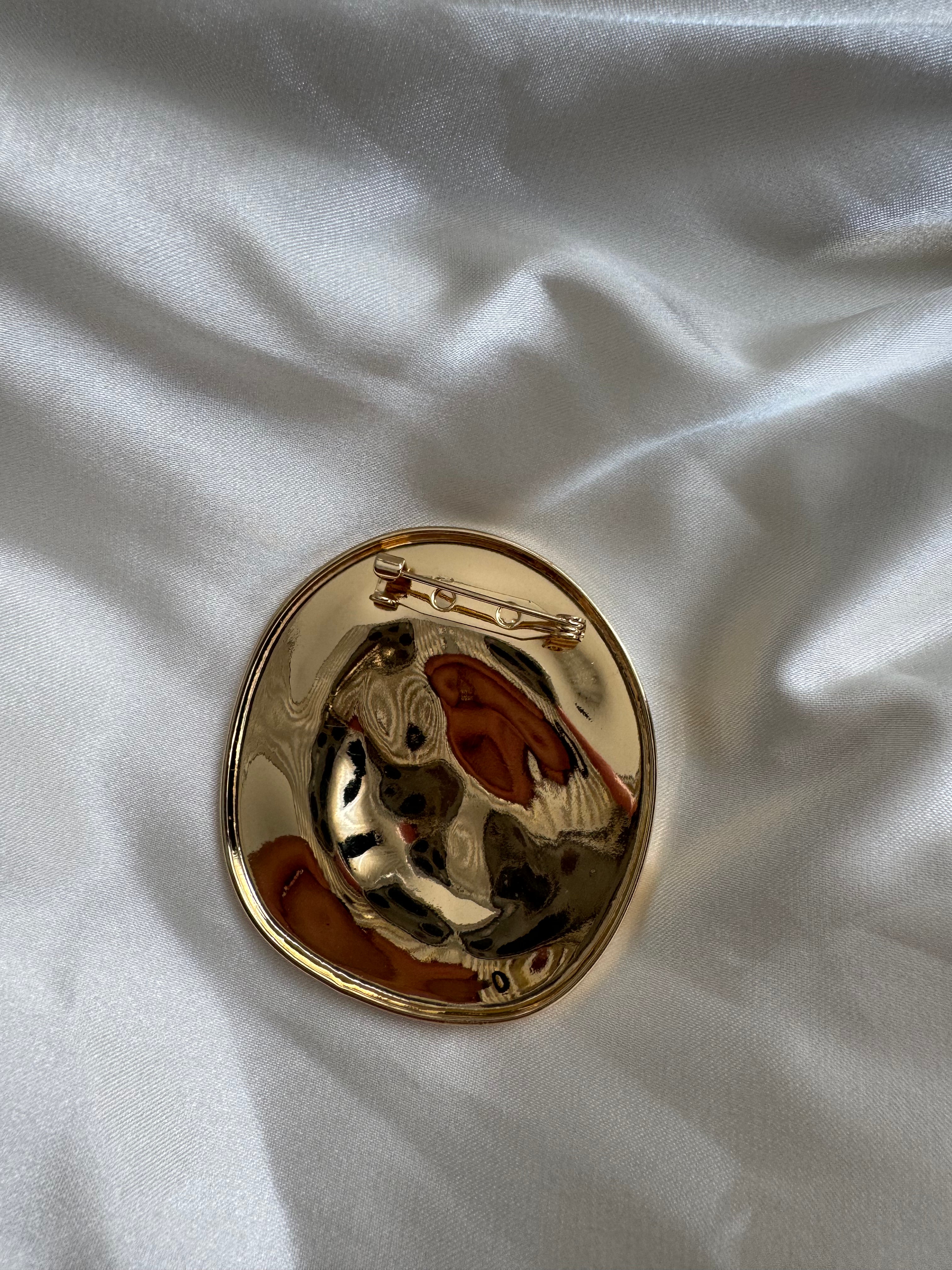 The Statement Pin in Gold